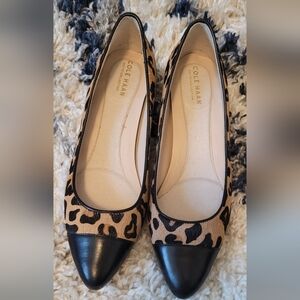 COLE HAAN THE GO-TO PUMP  Leopard Print Ocelot Pumps 5 1/2